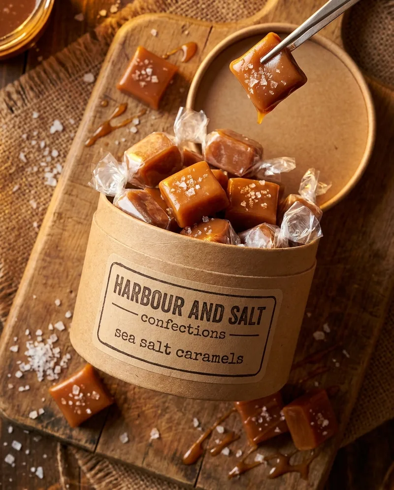 Confectionery tin creative